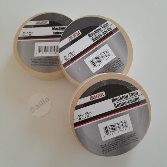 Tool Bench Hardware Masking Tape, 50-yd. Roll - Picture 3 of 16